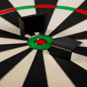 Endorphine Dartboard ohne Zahlenring mit Magnethalter