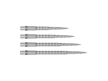 Steeldartspitzen Silber Spiro