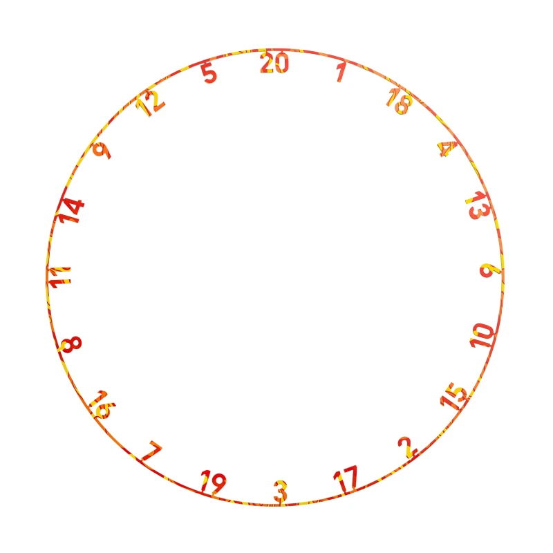 Zahlenring OnePiece Element Fire