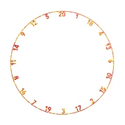 Zahlenring OnePiece Element Fire