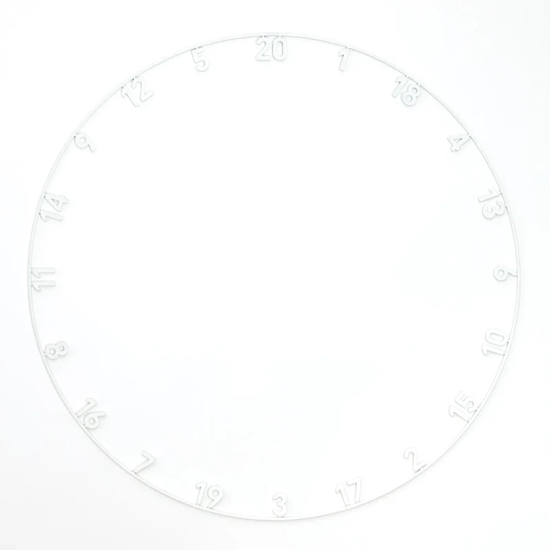 Zahlenring OnePiece Classic White